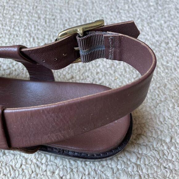 🇫🇷 Jonak Paris Chocolate Wenda leather sandals - Picture 6 of 9